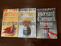 Harlequin Series Bernard Cornwell 3 books $20