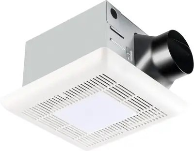  Tech Drive Bathroom Fan with LED Light | 110 CFM • 1.2 Sone, View more