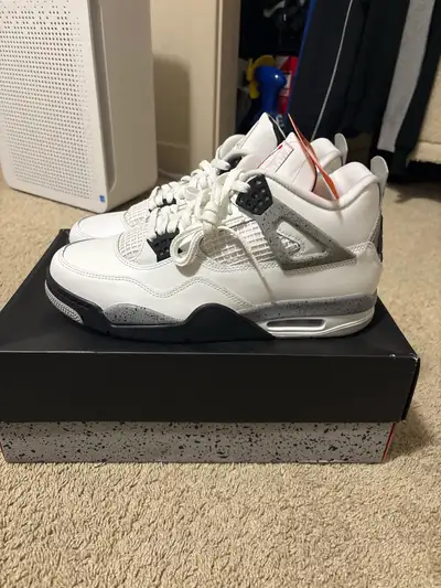 Jordan 4 White Cement - Brand New- Size 10.5, View more