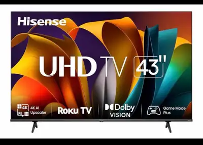 Television 43 pouces roku , smart tv 4K, View more