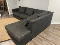 Grey sectional