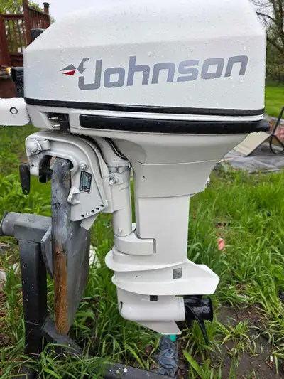 1998 9.9 johnson 2 stroke short shaft. Runs good. New impeller and coils.$1050 Firm. Can be seen run...
