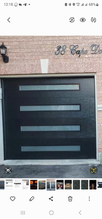 New modern garage doors 