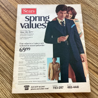 Vintage 1977 Sears Regina Canada Spring Values Catalogue