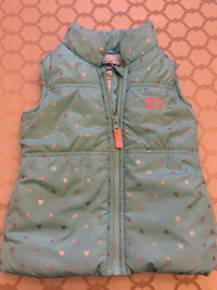 Size 2T Girls OshKosh Fleece-Lined Vest