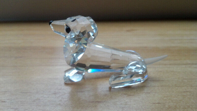 SWAROVSKI Crystal Figurine  DACHSHUND  Dog  Mint In Box Retired! in Arts & Collectibles in Thunder Bay - Image 3