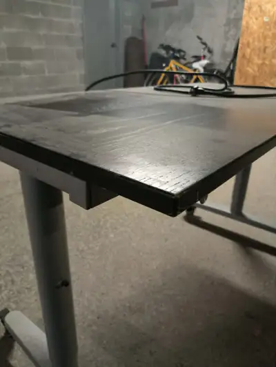 Large Wooden Desk / Rolling Work Table, View more