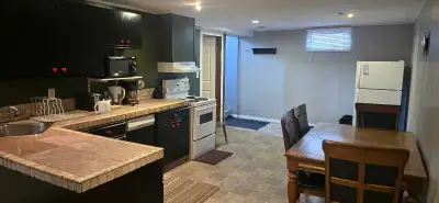 Furnished 2 bedroom basement suite available for 1 more roommate. (Room rentals not suite rental!)Gr...