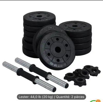 Dumbells weight/ Altères Poids, View more