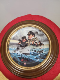 Framed  "From East To Western Sea" Plate