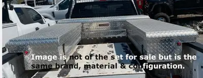 Weather Guard 3 Pc Set Truck Tool Cross Box Aluminum Saddle, View more