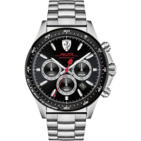 Men's Scuderia Ferrari Pilota Chronograph Watch 0830393 New