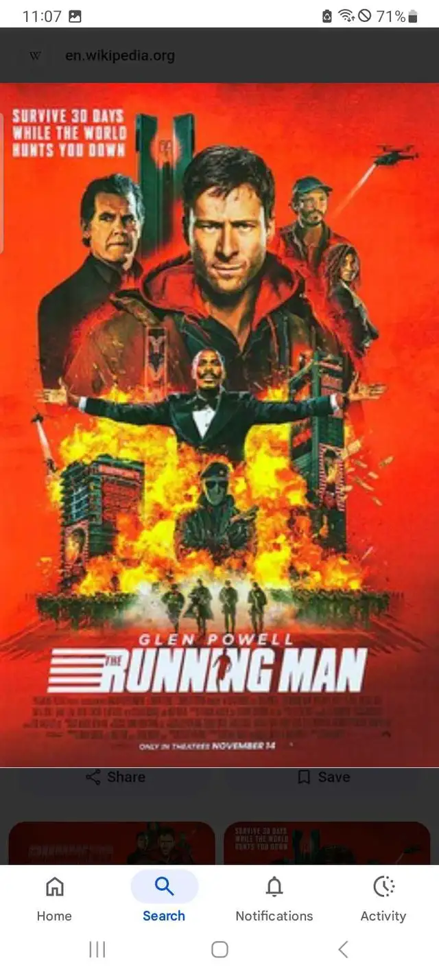 Running Man movie?64634284339586120