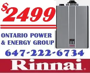 TANKLESS WATER HEATERS WITH PROFESSIONAL INSTALLATION (ACE CERTIFIED TECHNICIANS) ☎️☎️ 647-222-6734...