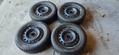 Winter Rims & Tires 205/55R16 Bolt pattern - 5x114.3 Center Bore - 71.5mm Good condition Pick up in...