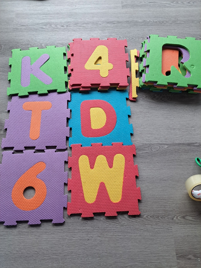 Foam Tile Letters in Toys in Moncton