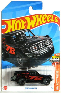 Hot Wheels 1/64 Ford Bronco R HW Hot Trucks Diecast