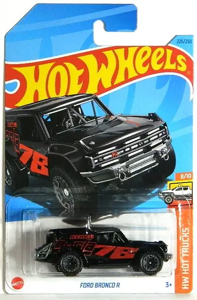 Hot Wheels 1/64 scale Ford Bronco R Borla HW Hot Trucks diecast new sealed, $5. Pickup in north Ajax...