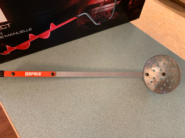 Brand New In Box Rapala 6” Auger and Ice Scoop in Fishing, Camping & Outdoors in Hamilton - Image 3
