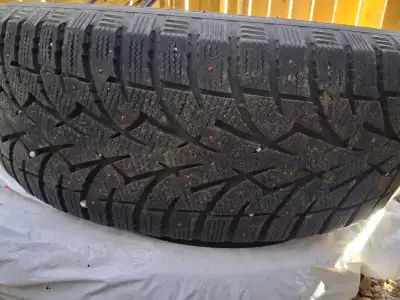 Used M+S tires from a 2015 GMC Terrian. Asking $300.00.