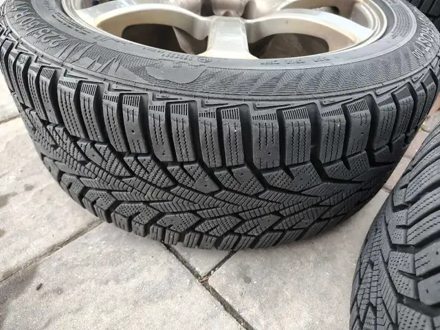 Aluminum Alloy Rims with Nord Frost Winter Tires 225/50R17 in Tires & Rims in Mississauga / Peel Region - Image 6