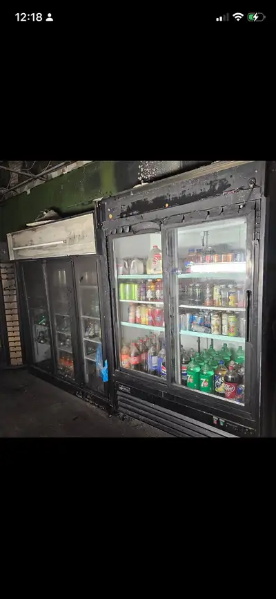 2 commercial freezers ( 2 doors and 3 doors), View more