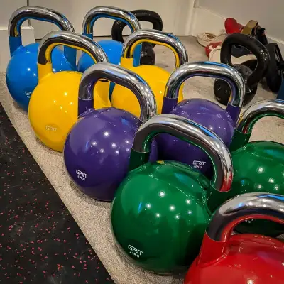 Commercial Grade Competition Kettlebells and Slam Balls, View more