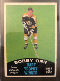 * Bobby Orr Harr Trophy Hockey Card 