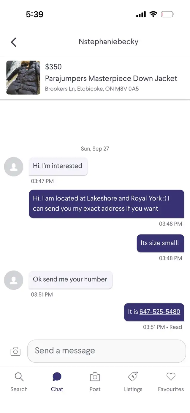 Beware of scam, do not ship to this person 