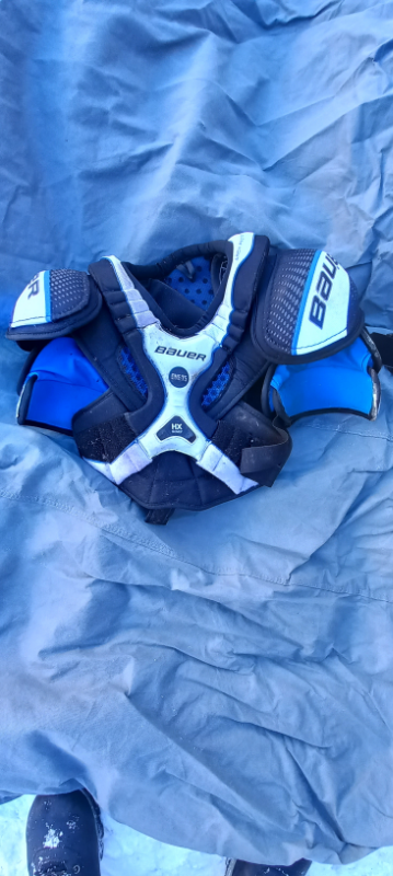 Bauer Hockey Shoulder Pads. I have LOTS of hockey stuff!, View more