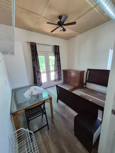 Private furnished upper floor room available in v nice quiet house for girl Ready now No cars Female...