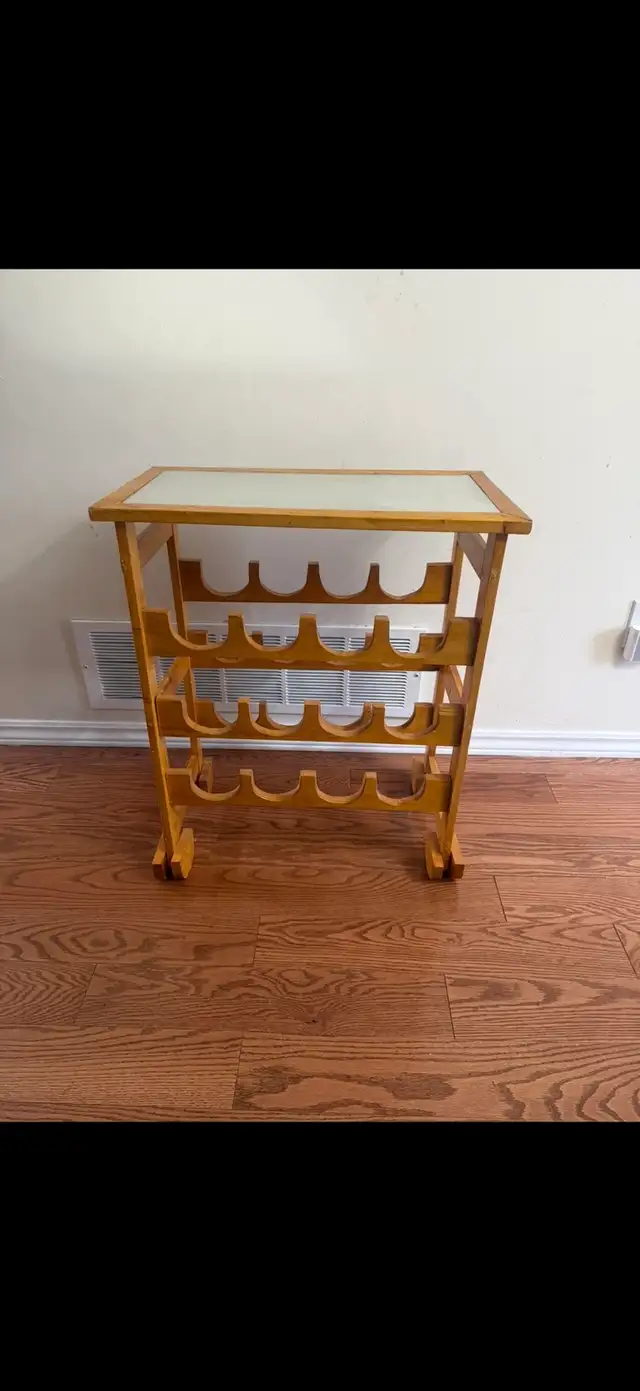 Wine Rack 12-Bottles with Mirror Top in Multi-item in Mississauga / Peel Region - Image 6