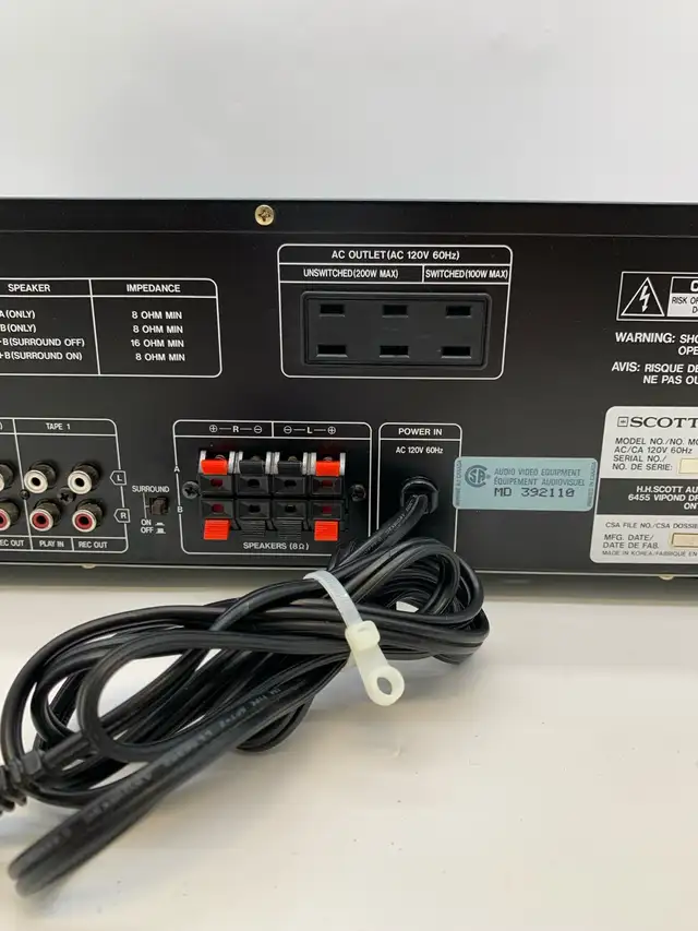 Vintage Scott RS1000 Stereo Receiver For Parts Repair in Stereo Systems & Home Theatre in City of Toronto - Image 11