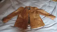 veste en cuir véritable