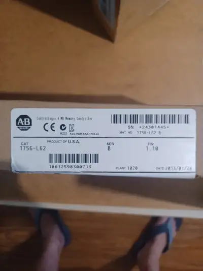 Allen Bradley 1756L62 ControlLogix Logix5562 Processor 1756-L62, View more