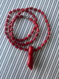 Red Coral Necklace 