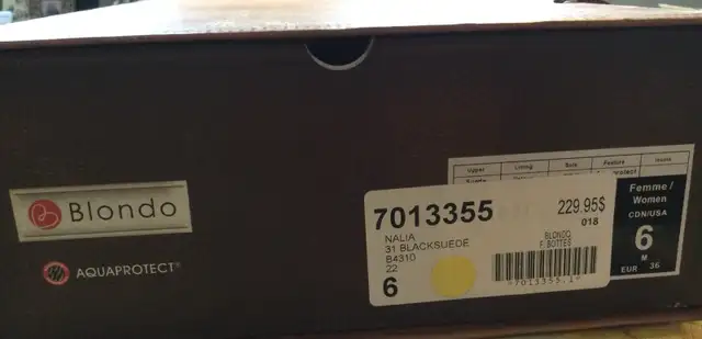 botte neuve en Suède de marque Blondo, résistant à l’eau in Women's - Shoes in Québec City - Image 4