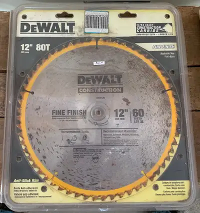 DeWalt Construction 12" 60T Fine Finish Saw Blade, View more