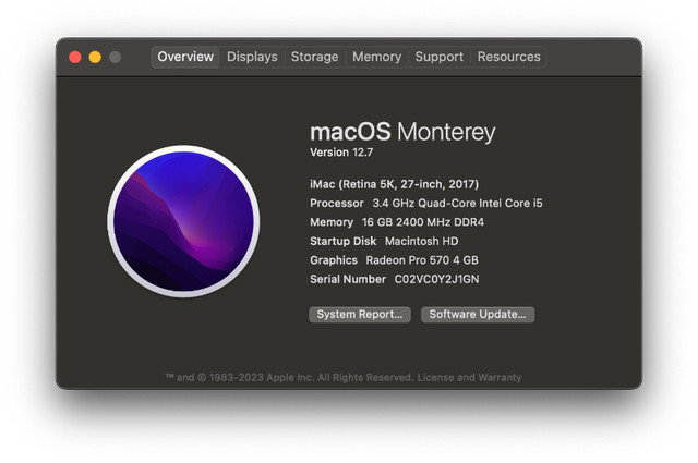 27" iMac 5K (2017 model) -  Core i5 2.4GHz, 16GB, 1TB SSD in Desktop Computers in Calgary - Image 2