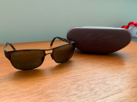 Maui Jim Guardrails Gloss Black Polarized Sunglasses