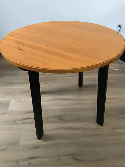 **** Ikea 100% Pine wood Round Dining Table, View more