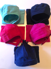 Baby / Toddler - 5 Sets of NEW Hat + Neck Warmers