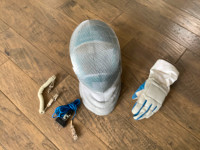 Fencing Mask and Glove
