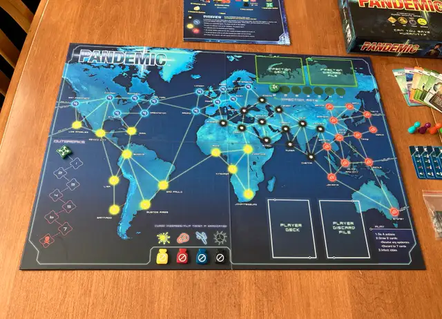 Pandemic Game by Zman, Complete62863284158593122