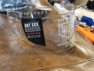 I'm selling new Voss and HJC motorcycle helmet shields, perfect for enhancing your riding experience...