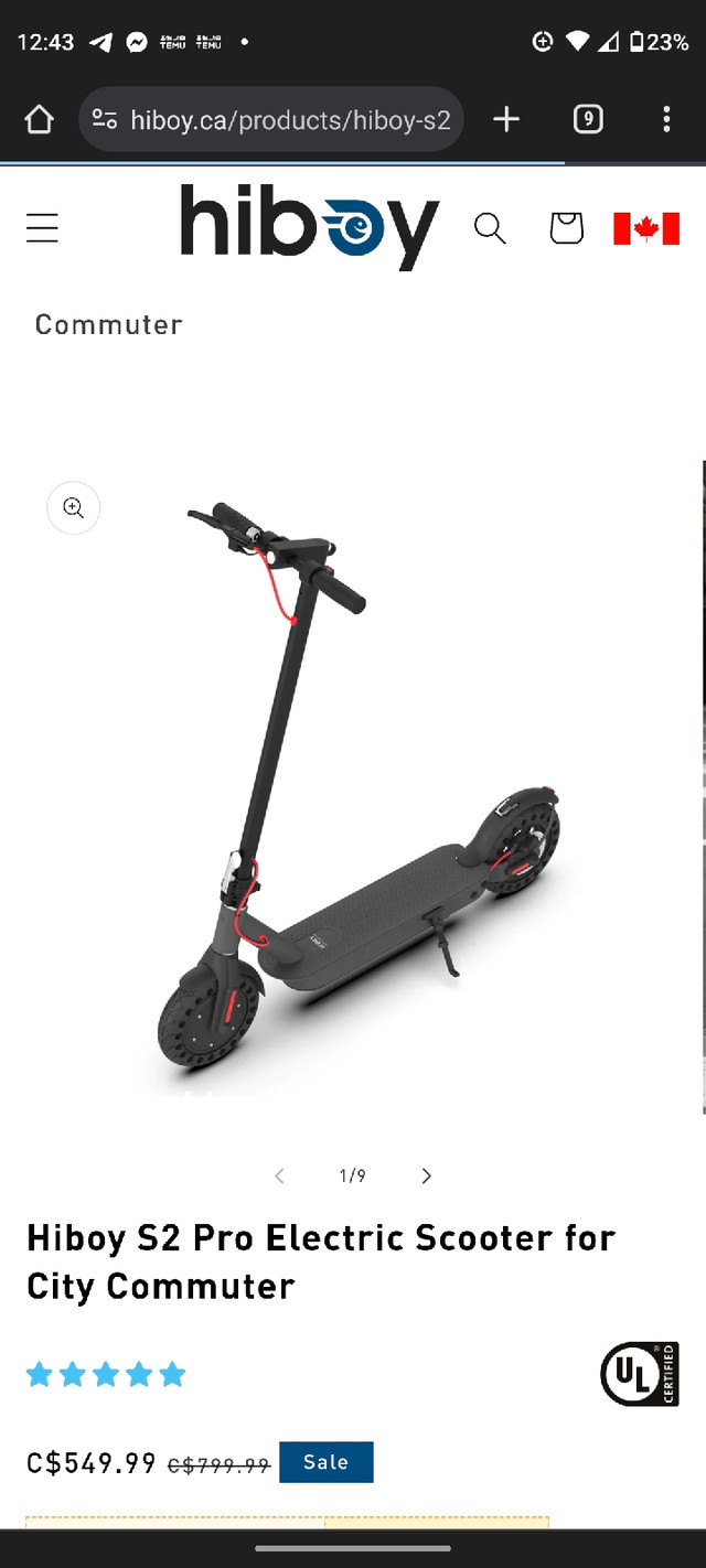Brand new scooter(not working) in Hobbies & Crafts in City of Toronto
