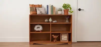Wooden Bookcase Shelving Unit, View more