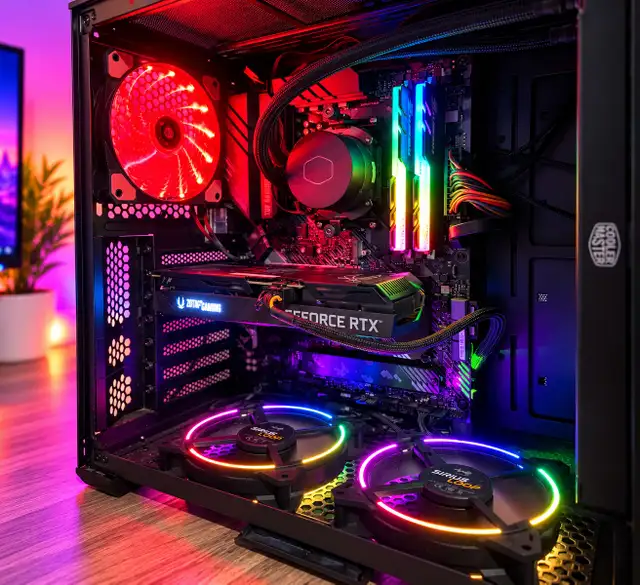 Liquid Cooled Ryzen 5 3600X + RTX 3060 Ti RGB Gaming PC | Desktop ...