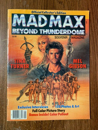Vintage 1985 Mad Max Beyond Thunderdome Official Souvenir Mag