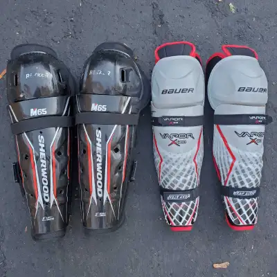 Adult Hockey Shin  Pads Gaurds  $50 and  $75 each set, View more
